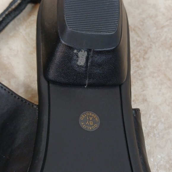 LIZ CLAIBORNE Black*Open Toe*Sling Back*Shoe*Size 7.5 - Picture 8 of 8